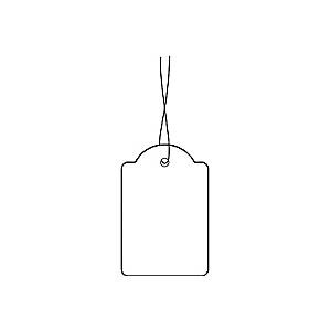 HERMA Hängeetiketten 32x50 mm mit Faden weiß 1000 St