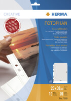 HERMA Fotosichthüllen 130 x 180 mm quer weiß...