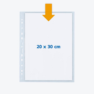 HERMA Fotosichthüllen 200 x 300 mm hoch weiß 10 Hüllen