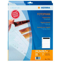 HERMA Negativhüllen transparent für  7 x 5...