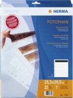 HERMA Negativhüllen transparent für  7 x 6...