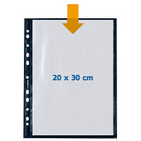 HERMA Fotosichthüllen 200 x 300 mm hoch schwarz 10...