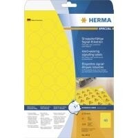 HERMA Signal-Etiketten A4 30 mm gelb Folie 1200 St.