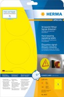 HERMA Signal-Schilder A4 85 mm gelb Folie 150 St.