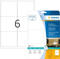 HERMA Adressetiketten A4 weiß 99,1x93,1 mm Folie...