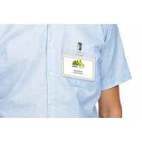 HERMA Namens-Einsteckschild. A4 90x60 mm weiß...