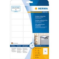 HERMA Etik. A4 Outdoor Klebefolie weiß 63,5x33,9 mm...