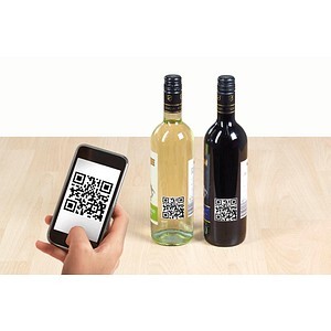 HERMA QR-Code Etik. A4 80x40 mm weiß 300 St.