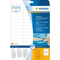 HERMA Ablösb. Streifen A4 63,5x16,9 mm weiß...