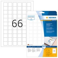 HERMA Etik. A4 weiß 25,4x25,4 mm quadr....