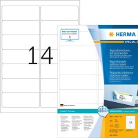 HERMA Adressetiketten A4 weiß 99,1x38,1 mm...