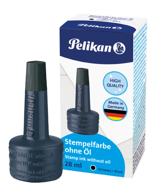 Pelikan Stempelfarbe o.Öl blau 4 K 28 ml Verstreicherflasche