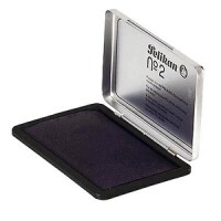 Pelikan Stempelkissen 2 7x11cm schwarz Metallic-Gehäuse