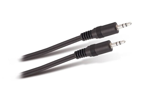 Logilink Audiokabel 1x 3,5mm -> 1x 3,5mm St/St  1.00m bk