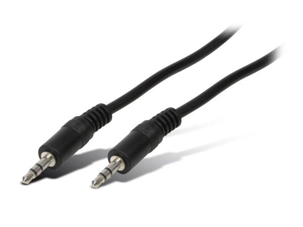 Logilink Audiokabel 1x 3,5mm -> 1x 3,5mm St/St  5.00m bk