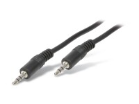 Logilink Audiokabel 1x 3,5mm -> 1x 3,5mm St/St 10.00m bk