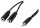 Logilink AudioVerl. 1x 3,5mm -> 2x 3,5mm St/Bu  0.20m bk