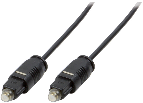 Logilink Audiokabel 1x Toslink -> 1x Toslink St/St 1.00m bk