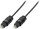 Logilink Audiokabel 1x Toslink -> 1x Toslink St/St 1.50m bk