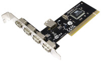 Logilink PCI Schnittstellenkarte USB 2.0 4+1x