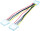 Logilink Power Cable, internal, 5,25" M - 2x5,25" F, 0,20M