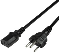 Logilink Power Cord, Swiss-C13, black,  1,80m