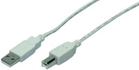 Logilink USB Kabel A -> mini B St/St 5.00m grau