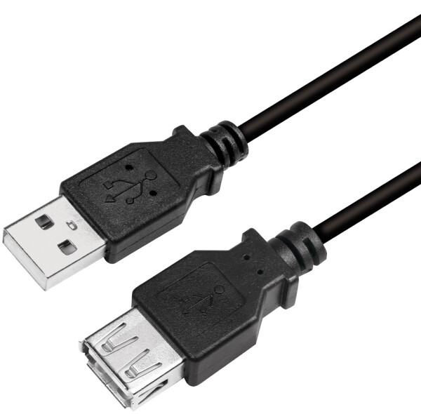 Logilink USB Kabel A -> A St/Bu  2m grau
