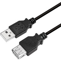 Logilink USB Kabel A -> A St/Bu  2m grau