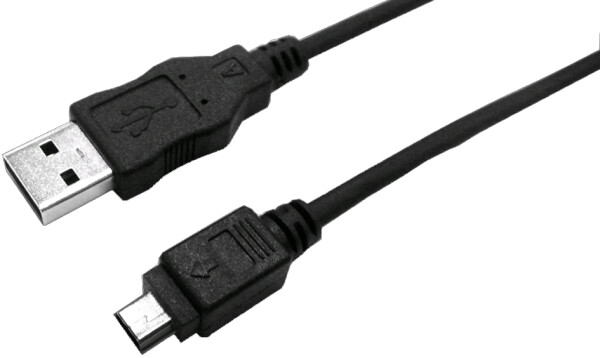 Logilink USB Kabel A -> mini B St/Bu  3.00m schwarz
