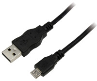 Logilink USB Kabel A -> micro B St/St  1.00m schwarz