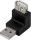 Logilink USB Adapter A->A St/Bu 2.0 270 Grad Winkel