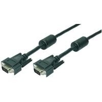 Logilink VGA Cable 2xST black 2x Ferrit Core 20M