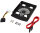 Logilink Festplatten Einbaurahmen 3,5"-> 2x 2,5" HDD/SSD ALU