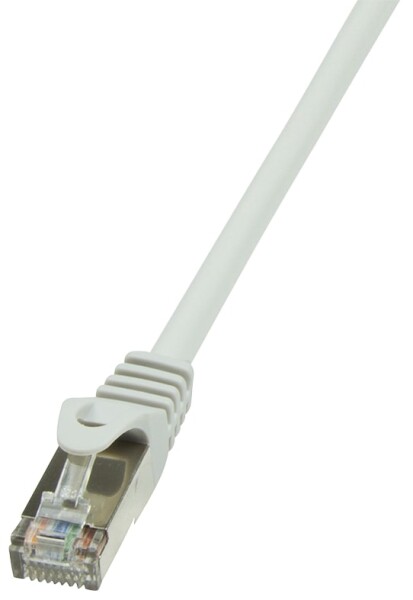 Logilink Patchkabel RJ45  F/UTP Cat5e  0.25m grau