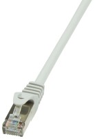 Logilink Patchkabel RJ45  F/UTP Cat5e  0.25m grau