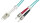 DIGITUS LWL Patchkabel LC -> ST 10.00m Multimode Duplex OM3