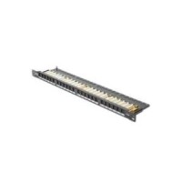 DIGITUS Patchpanel 0,5HE 24-Port Cat6   ungeschirmt schwarz