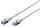 DIGITUS Patchkabel Cat5e SF/UTP Ste. RJ45  0,50m grau Polybeutel