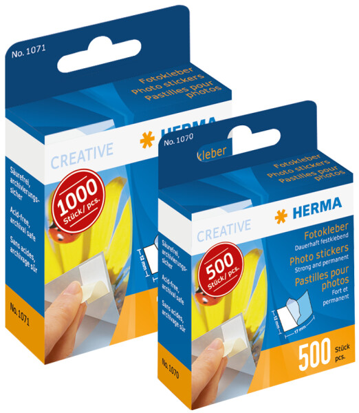 HERMA Fotokleber im Kartonspender 500 Stück