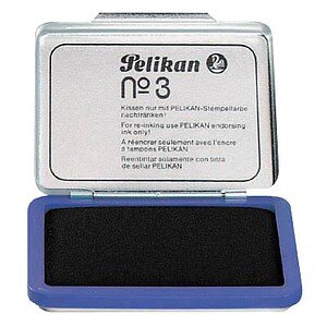 Pelikan Stempelkissen 5x 7cm Blau    Metallic-Gehäuse