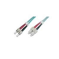 DIGITUS LWL Patchkabel ST -> SC 2.00m Multimode Duplex...