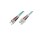 DIGITUS LWL Patchkabel ST -> SC 2.00m Multimode Duplex OM3