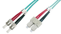 DIGITUS LWL Patchkabel ST -> SC 3.00m Multimode Duplex...