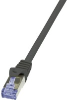Logilink Patchkabel CAT6A  S/FTP AWG26 PIMF  0,50m schw.