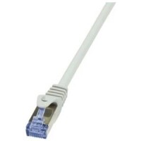Logilink Patchkabel CAT6A  S/FTP AWG26 PIMF  7,50m grau