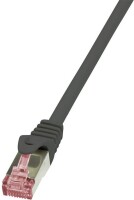 Logilink Patchkabel CAT6   S/FTP AWG27 PIMF  0,25m schw.