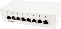 Logilink Patchpanel Cat.6A Tisch/Wand 8-port, grau