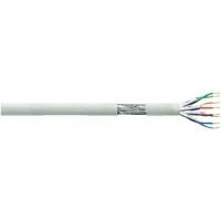 Logilink LAN Verlegekabel  S/FTP Cat.6 Cu  PVC grau 100m