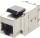 Logilink Keystone Kupplung 2X RJ45 STP 17mm, Cat.6A, Metall